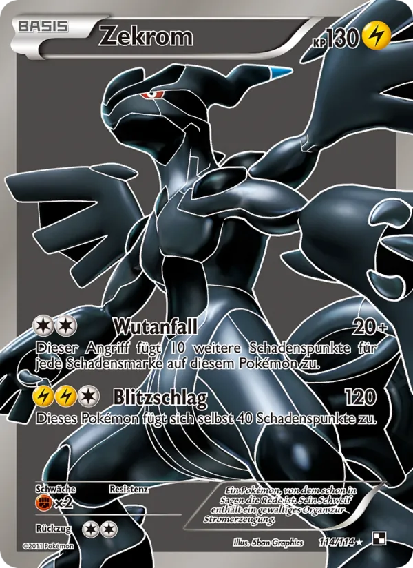 Zekrom, Schwarz & Weiß 114