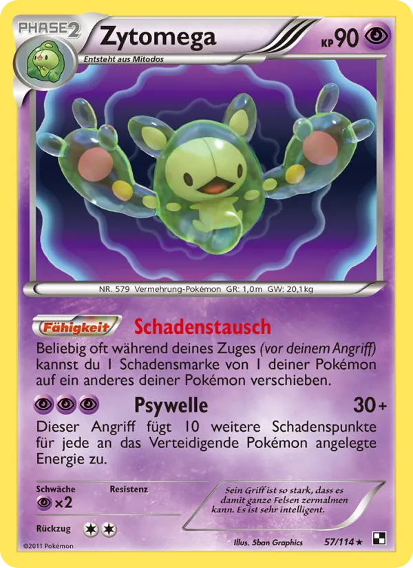Zytomega, Schwarz & Weiß 57