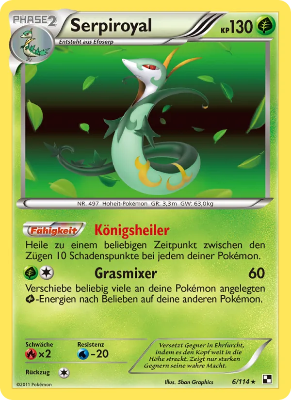 Serpiroyal, Schwarz & Weiß 6