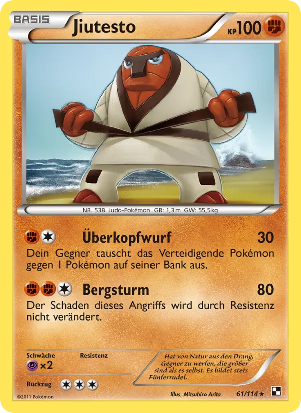 Jiutesto, Schwarz & Weiß 61