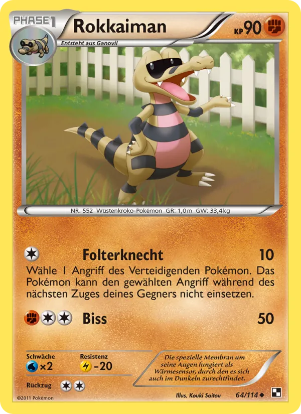 Rokkaiman, Schwarz & Weiß 64
