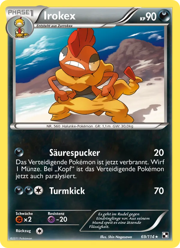 Irokex, Schwarz & Weiß 69
