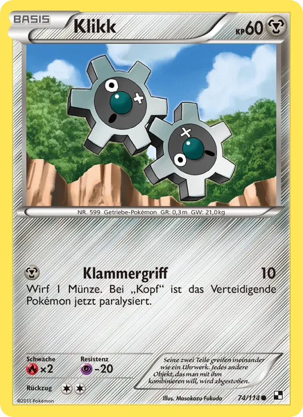 Klikk, Schwarz & Weiß 74