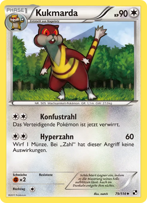 Kukmarda, Schwarz & Weiß 79