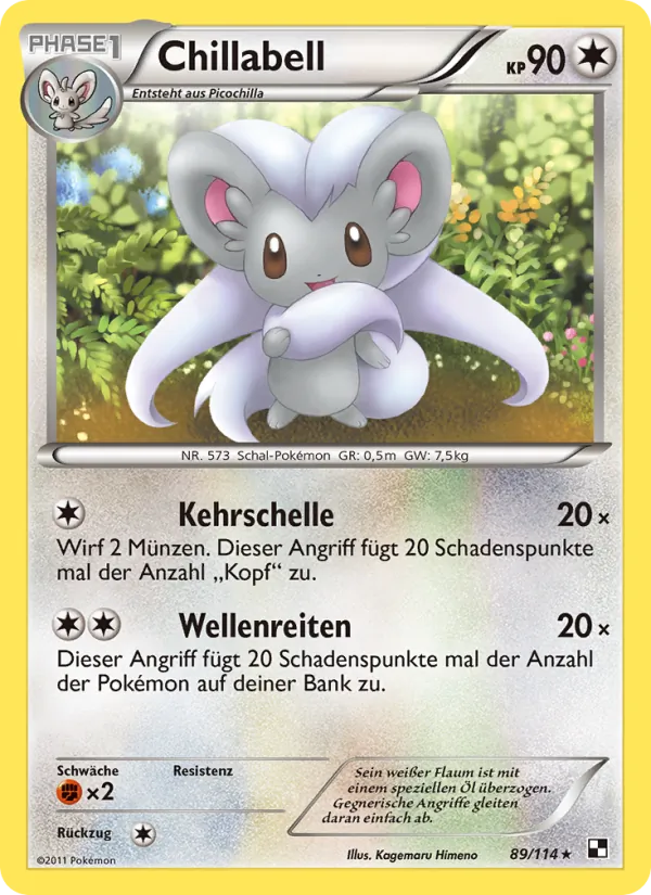 Chillabell, Schwarz & Weiß 89