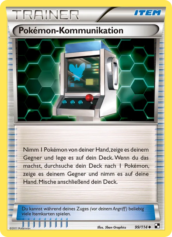 Pokémon-Kommunikation, Schwarz & Weiß 99