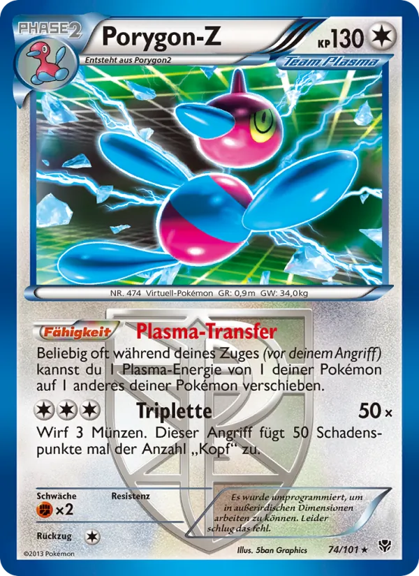 Porygon-Z, Plasma-Blaster 74