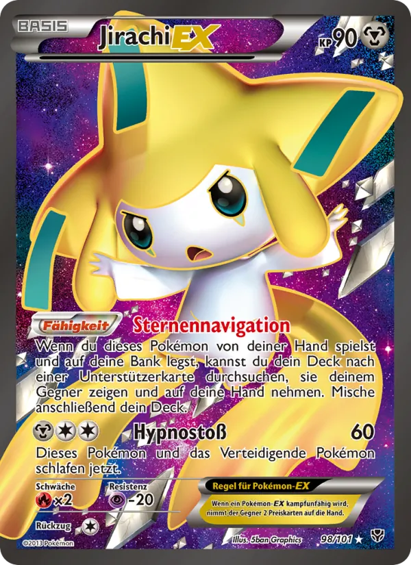 Jirachi-EX, Plasma-Blaster 98