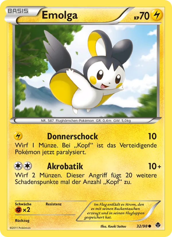 Emolga, Aufstreben der Mächtigen 32