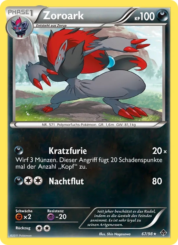 Zoroark, Aufstreben der Mächtigen 67