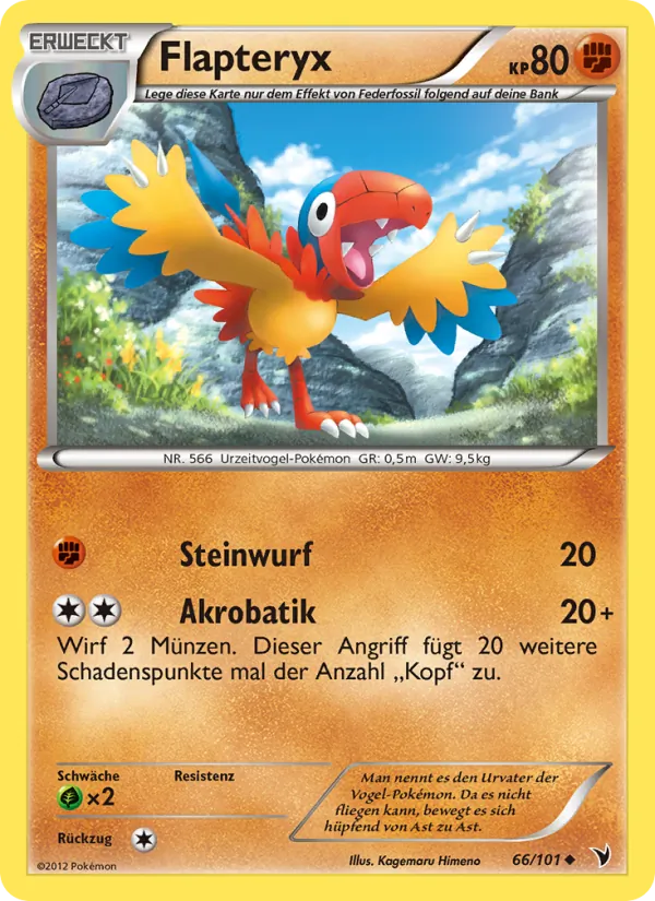 Flapteryx, Königliche Siege 66