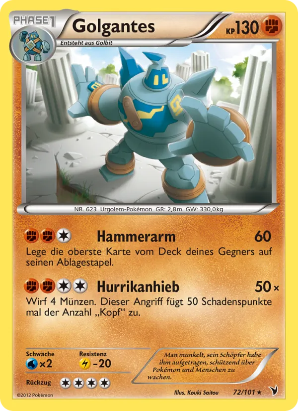 Golgantes, Königliche Siege 72