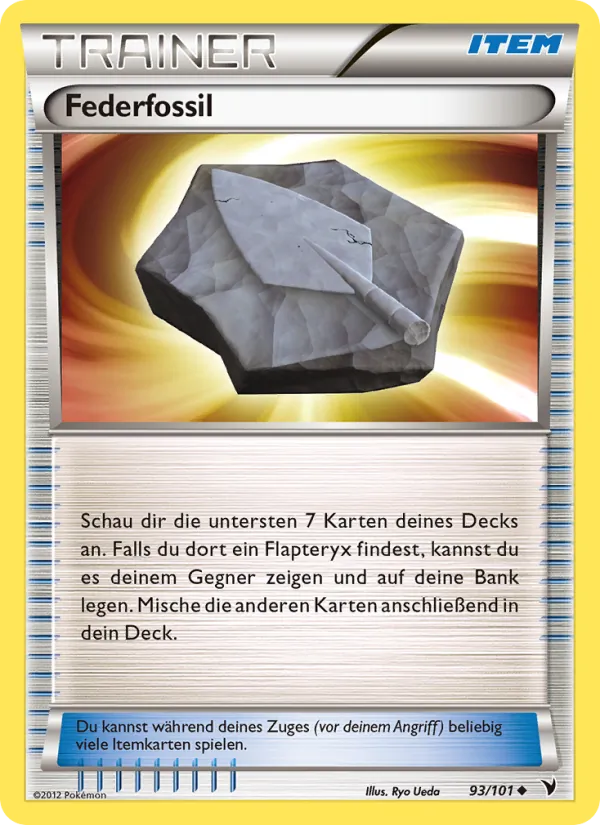 Federfossil, Königliche Siege 93