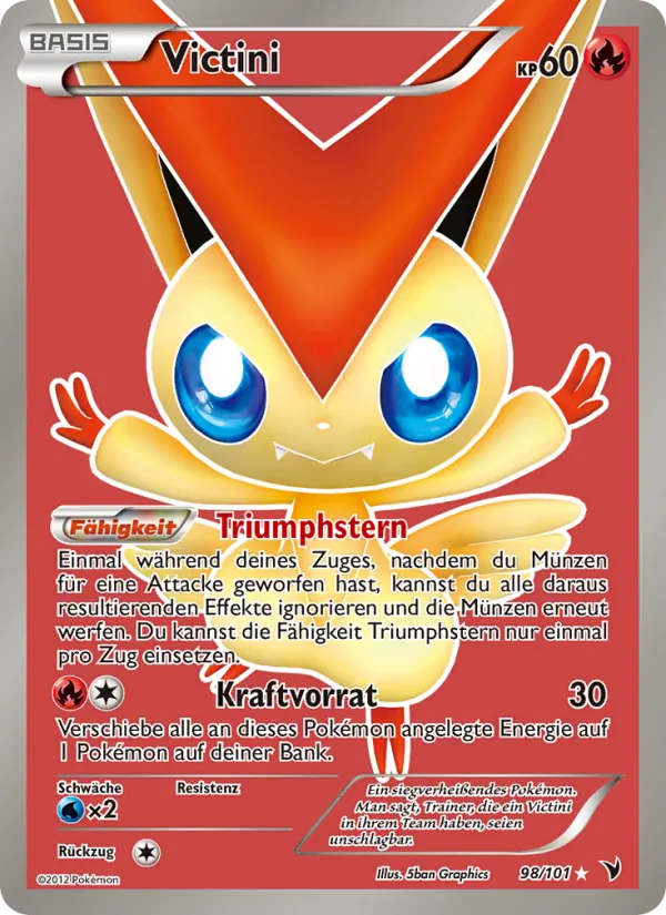 Victini, Königliche Siege 98
