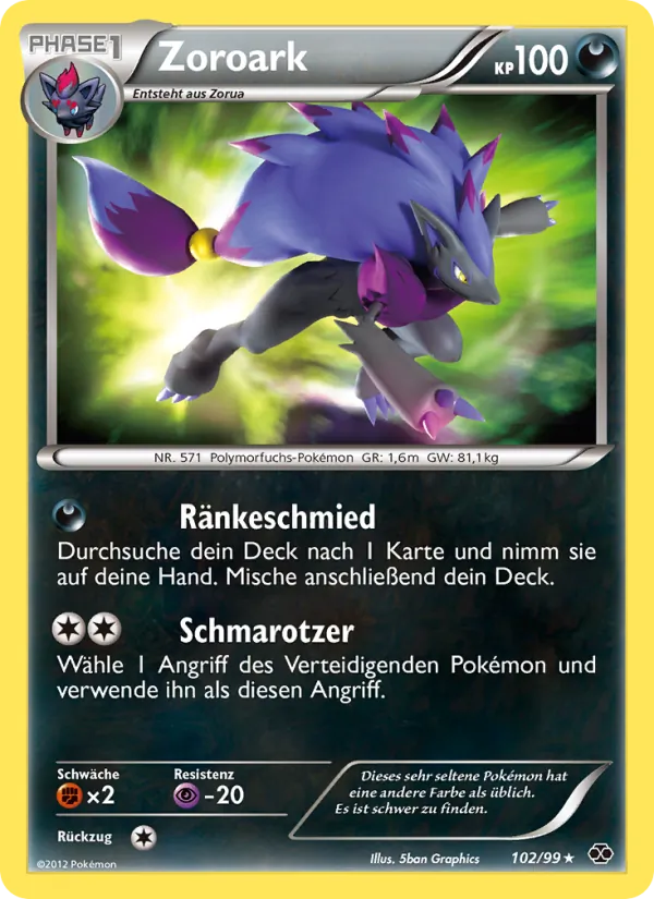 Zoroark, Kommende Schicksale 102