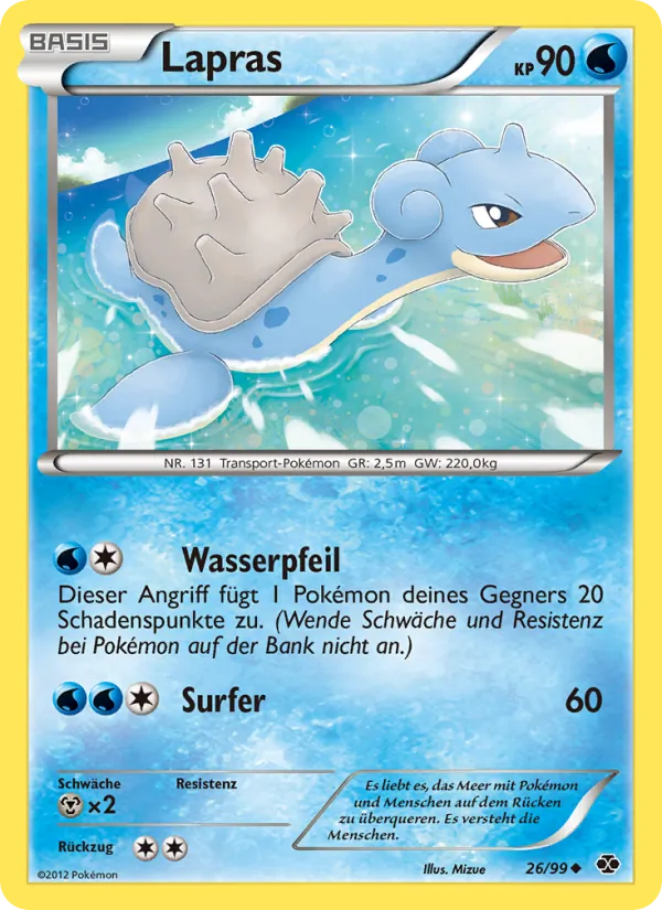 Lapras, Kommende Schicksale 26