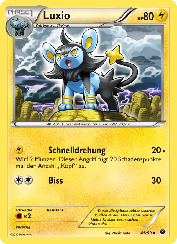 Luxio, Kommende Schicksale 45