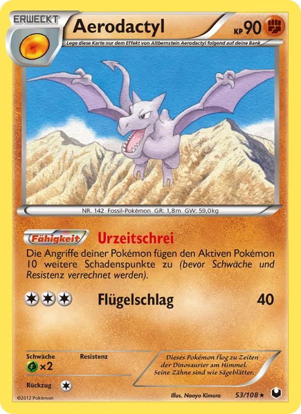 Aerodactyl, Erfoscher der Finsternis 53