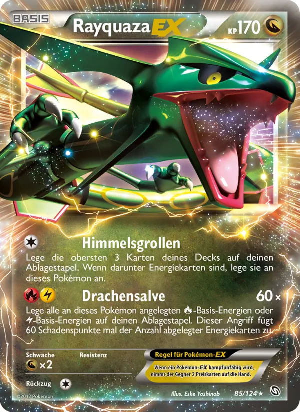 Rayquaza-EX, Hoheit der Drachen 85