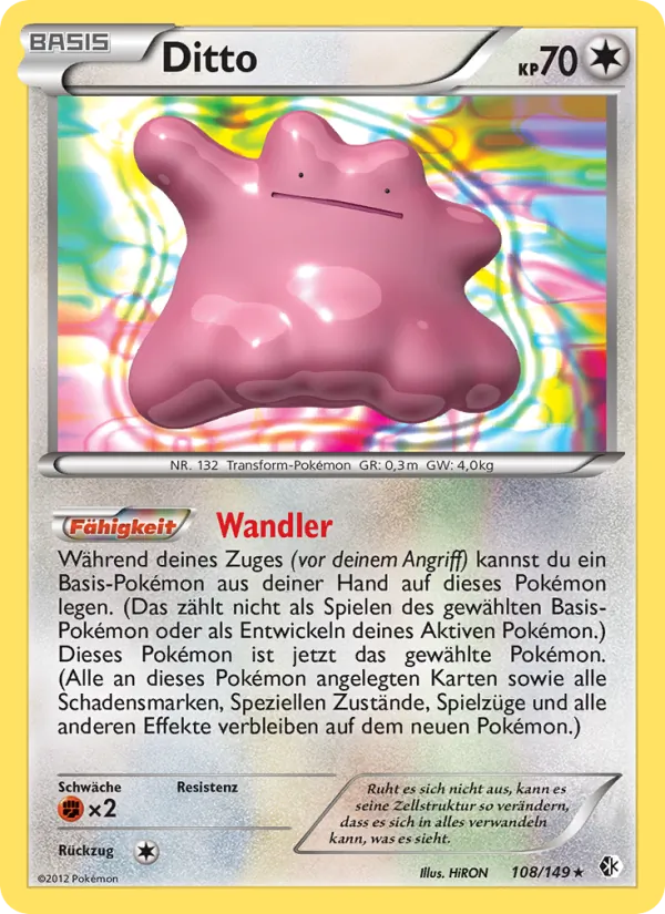 Ditto, Überschrittene Schwellen 108