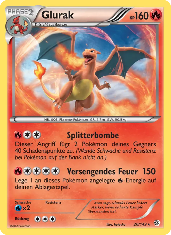 Glurak, Überschrittene Schwellen 20