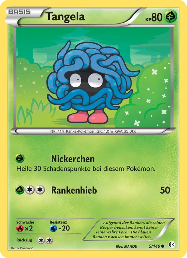 Tangela, Überschrittene Schwellen 5