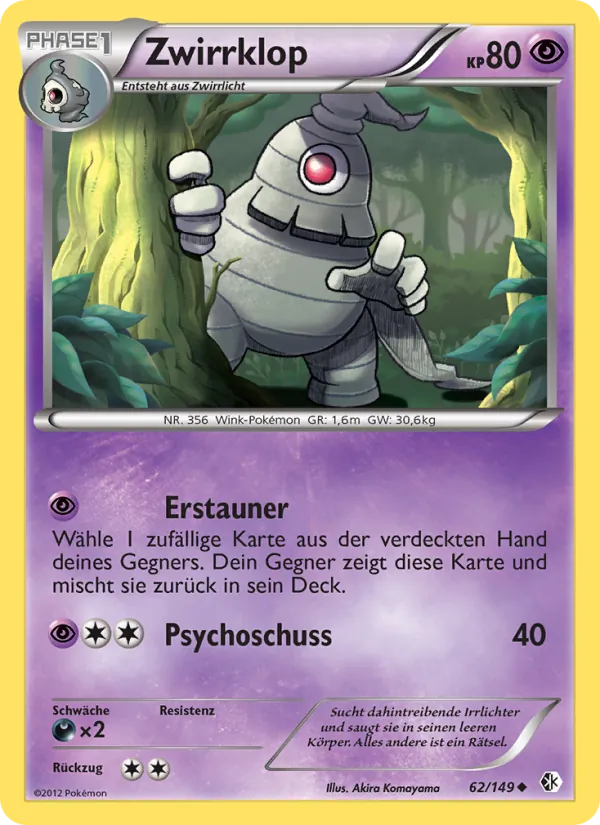 Zwirrklop, Überschrittene Schwellen 62