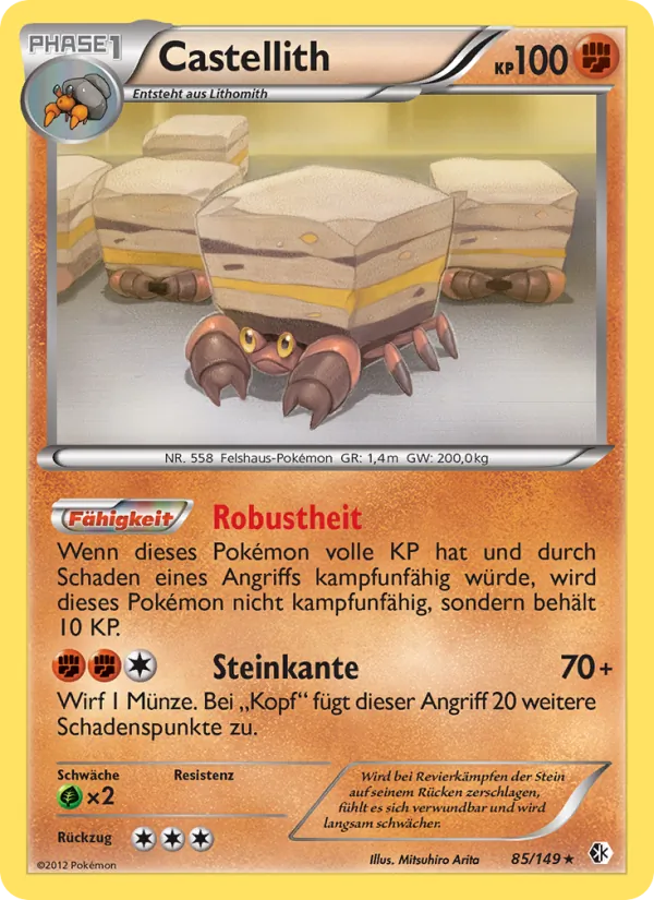 Castellith, Überschrittene Schwellen 85