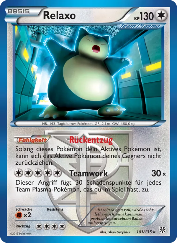 Relaxo, Plasma-Sturm 101