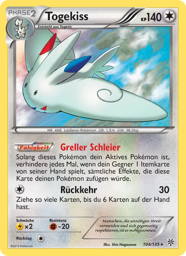 Togekiss, Plasma-Sturm 104