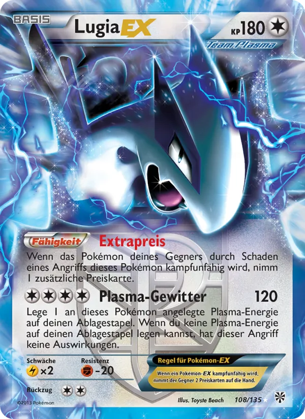 Lugia-EX, Plasma-Sturm 108