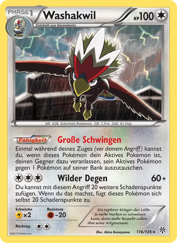 Washakwil, Plasma-Sturm 116