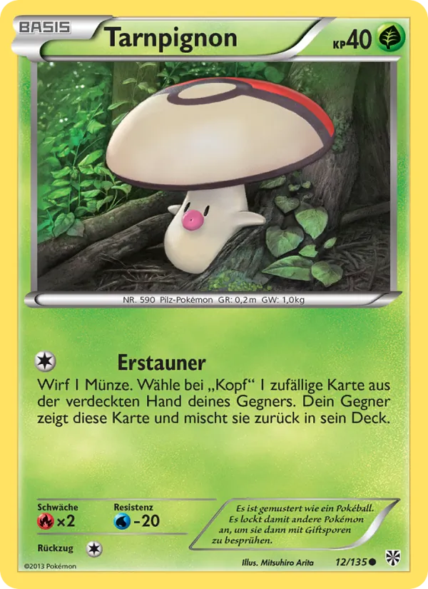 Tarnpignon, Plasma-Sturm 12