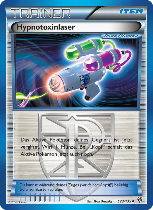 Hypnotoxinlaser, Plasma-Sturm 123