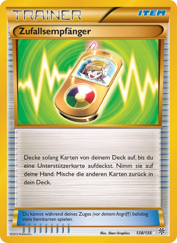 Zufallsempfänger, Plasma-Sturm 138