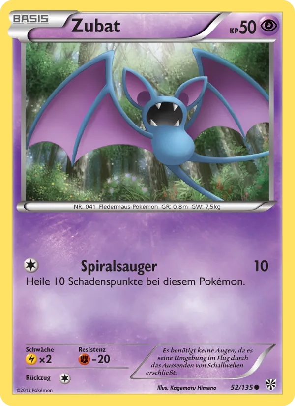 Zubat, Plasma-Sturm 52