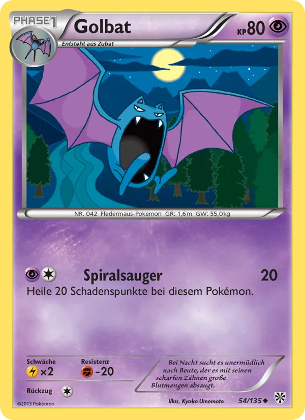 Golbat, Plasma-Sturm 54