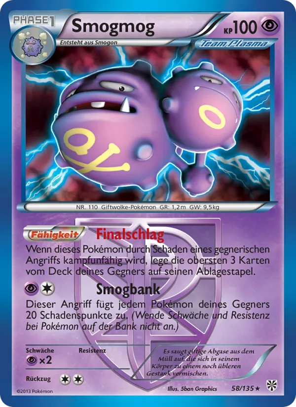 Smogmog, Plasma-Sturm 58