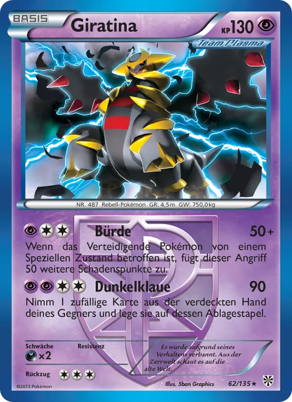 Giratina, Plasma-Sturm 62