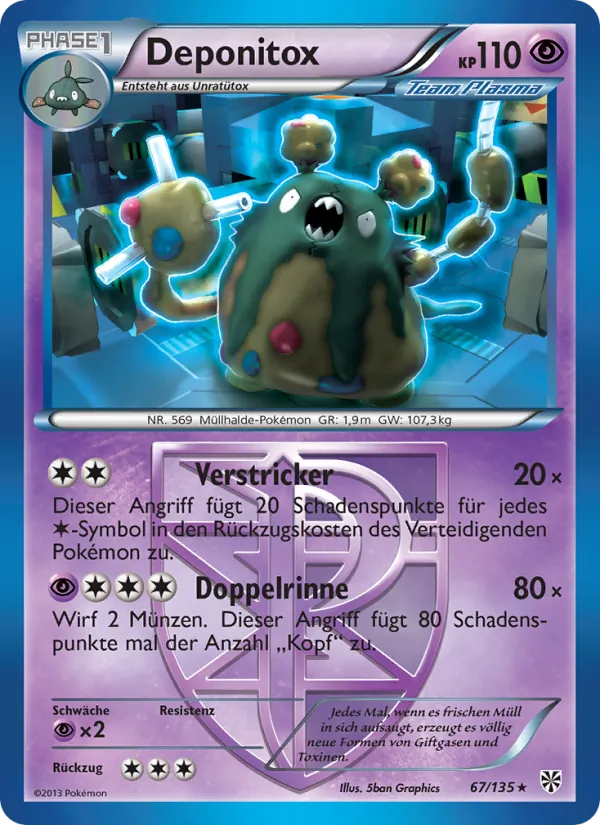 Deponitox, Plasma-Sturm 67