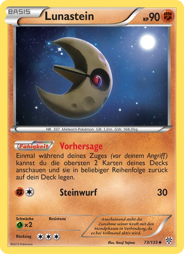Lunastein, Plasma-Sturm 73
