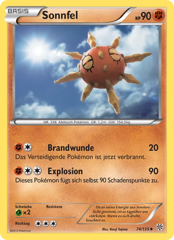 Sonnfel, Plasma-Sturm 74