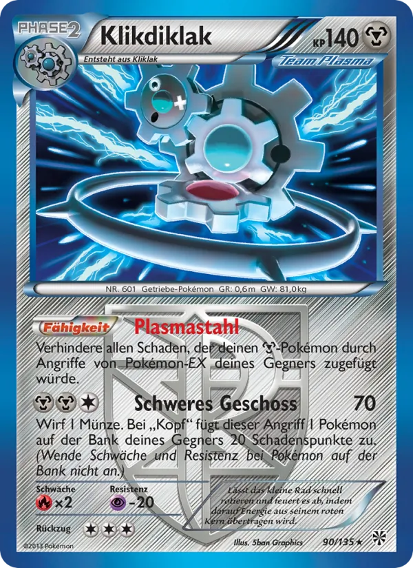 Klikdiklak, Plasma-Sturm 90