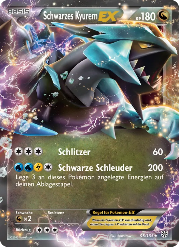 Schwarzes Kyurem-EX, Plasma-Sturm 95