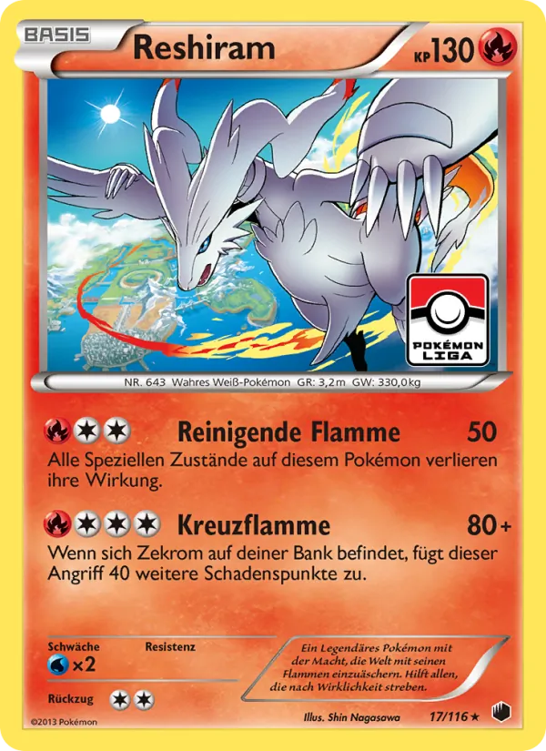 Reshiram, Plasma-Frost 17