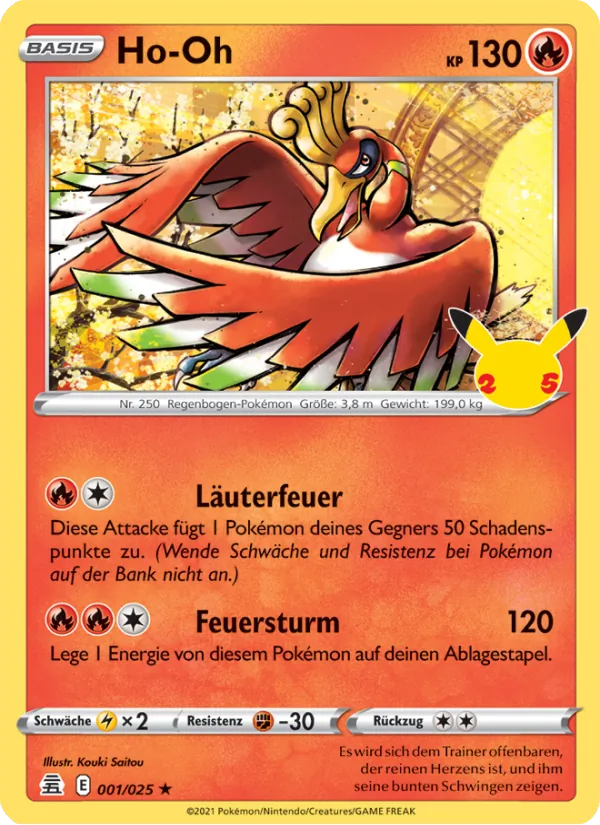 Ho-Oh, Celebrations 1