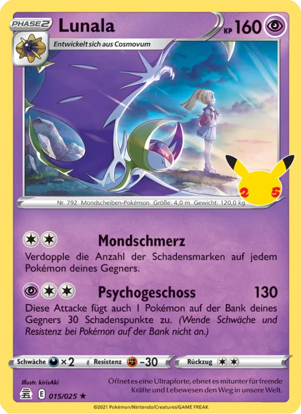 Lunala, Celebrations 15