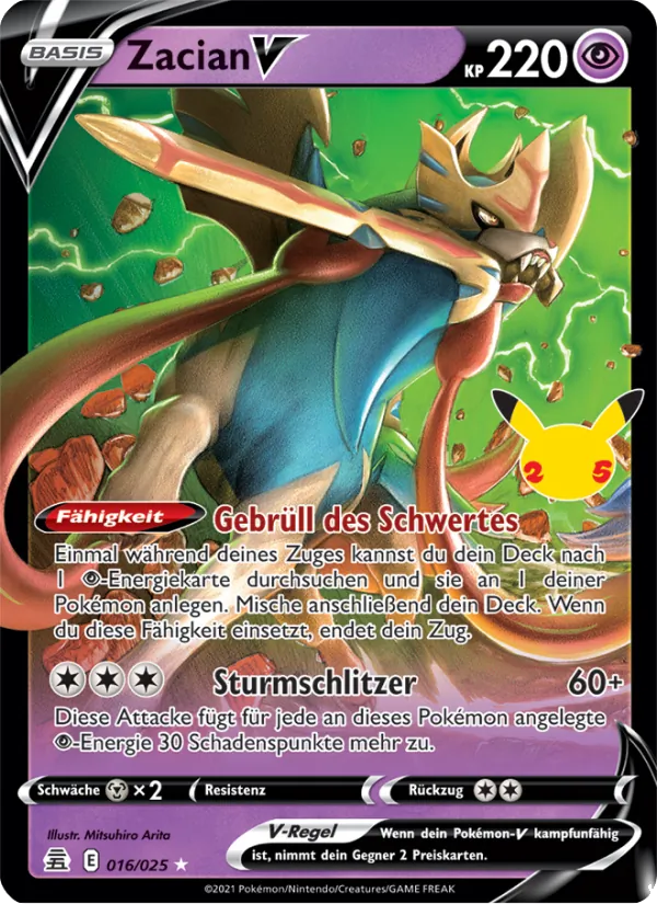 Zacian V, Celebrations 16