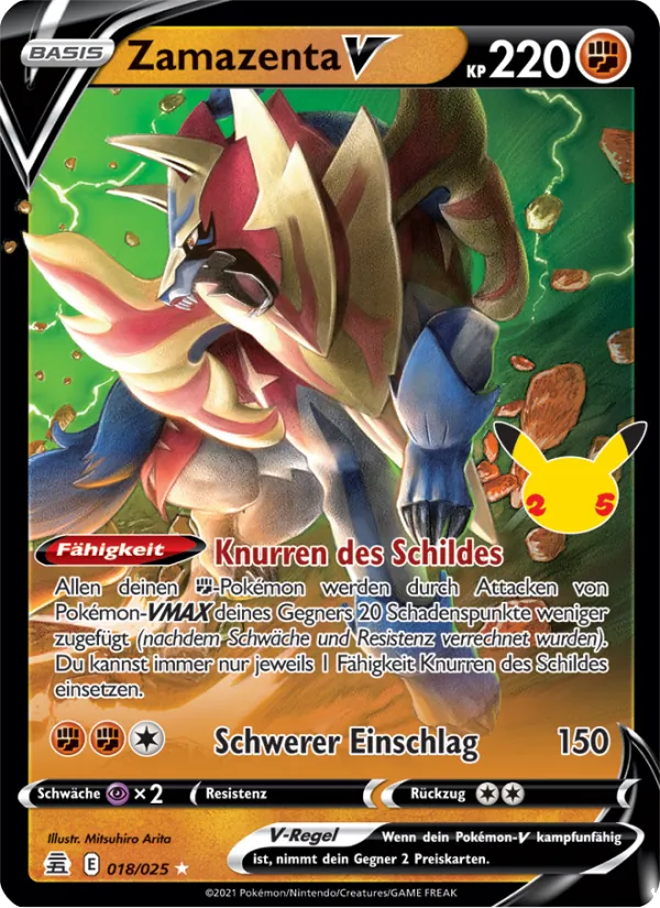 Zamazenta V, Celebrations 18
