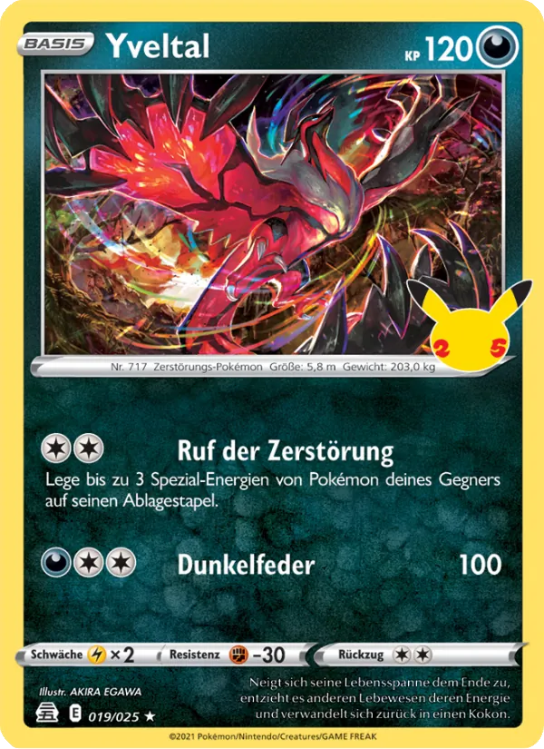 Yveltal, Celebrations 19